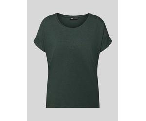 ONLY Regular Fit T-Shirt aus Viskose-Mix Modell 'MOSTER' in Dunkelgruen, Größe S