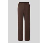 ONLY Regular Fit Weite Hose aus Viskose-Mix Modell 'POPTRASH' in Schoko, Größe XS/32