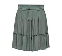 ONLY Rock "Ibiza" in Grün - Größe S | Damenroecke