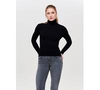 Only Rollkragenpullover Karol Langarm KNT Noos Schwarz Größe L Damen