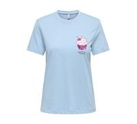 ONLY Shirt in Hellblau - Größe S | Damen Tops