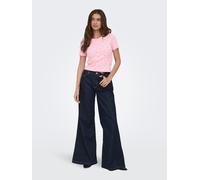 Only Kurzarmshirt ONLFENJA LIFE SS AOP TOP JRS NOOS Damen Jersey 95% Baumwolle/5%Elasthan bedruckt S