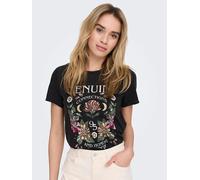 Only Lucy T-Shirt Frauen in Gr. S in Schwarz