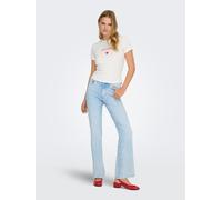 ONLY Damen Onlkira Life S/S O-Neck Top JRS