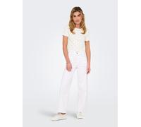 Only Top Onlfenja Life S/S AOP JRS Cloud Dancer Gr. XL