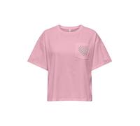 Only Frauen-t-shirt Frau Terza S/s O-neck Top Box Jrs Rose M