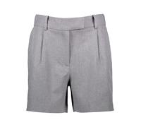 Shorts ONLY "ONLLINDA - Shorts mit hoher Taille und weitem Beinschnitt", Damen, Gr. S, N-Gr, medium grau melange, Web, Obermaterial: 97% Polyester, 3% Elasthan, unifarben, weit kurz, Hosen Shorts, Mat