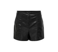 ONLY Shorts in Lederoptik ONLTRICIA schwarz | XS