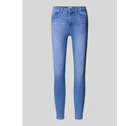 Only Skinny Fit Jeans aus Baumwoll-Mix Modell 'POWER' in Jeansblau, Größe L/30