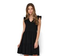 ONLY Sommerkleid May in Schwarz mit Rüschen S Regular Fit