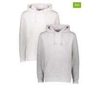 ONLY & SONS 2er-Set : Hoodies in Weiß - Größe L | Herren Sweatshirts Jacken