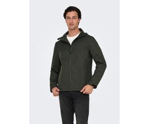 Only & Sons - Bekleidung ONSLUKE WATERPROOF JACKET OTW VD - grün - Größe L
