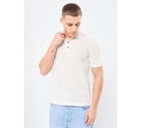 Only & Sons Poloshirt ONSMOON Regular Fit, gestrickt aus Baumwoll-Mix Weiß S