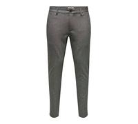 ONLY & SONS Chino "Mark" - Slim fit - in Dunkelgrau - Größe W28/L32 | Herrenhosen