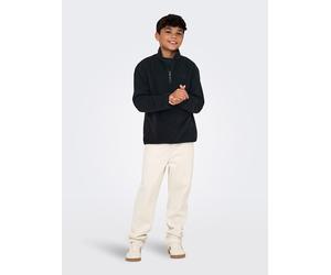 Only&Sons Fleecepullover "Jens" in Schwarz - Größe 122/128 | Kids Fleecejacken Fleecepullover