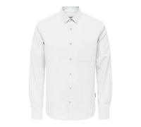 Only&Sons Hemd Herren Slim Fit weiß, XS