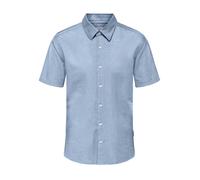 Only&Sons Hemd Herren Slim Fit Baumwolle blau, M