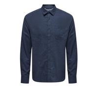 only & sons - Hemd - Onsroad blau - Gr. - L