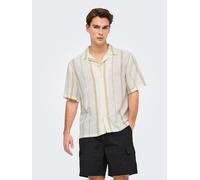 ONLY & SONS Hemd - Regular fit - in Creme - Größe L | Herren Plussize
