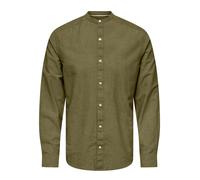 Only&Sons Hemd Herren Slim Fit Baumwolle grün, S
