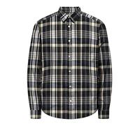 ONLY & SONS Hemd "Skim" in Schwarz - Größe M | Herren Plussize