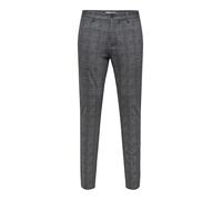 ONLY & SONS Herren Chino Hose ONSMARK Slim Check 9887 - Slim Fit - Stretch, Größe:28W / 32L, Farbe:Black 22019887