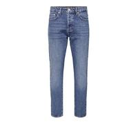 Only & Sons Yoke Mb 9360 Dot Tapered Fit Jeans (Herstellerartikelnummer: 22029360-MediumBlueDenim-32-33)
