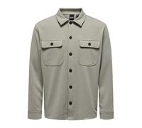 ONLY & SONS Herren Freizeit Hemd ONSNEWKODYL Overshirt Regular Fit XS - XXL, Größe:L, Farbe:Vintage Khaki Melange 22021279