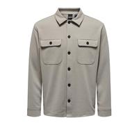 ONLY & SONS Herren Freizeit Hemd ONSNEWKODYL Overshirt Regular Fit XS - XXL, Größe:XL, Farbe:Vintage Khaki Melange 22021279