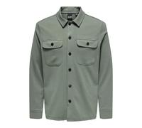Only & Sons Herren Overshirt ONSNEWKODYL Sweat Regular Fit Castor Gray XXL