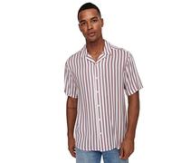 Freizeithemd aus Viskose mit Reverskragen Modell 'WAYNE' S men Hellrosa