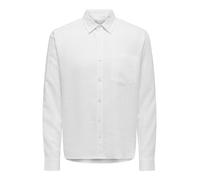 Only & Sons Herren Hemd ONSLAURENCE LS LINEN BLEND - Regular Fit