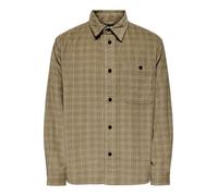 Only & Sons Herren Hemdjacke ONSWALEED Corduroy Overshirt - Relaxed Fit, Größe:XL, Farbe:22034467 Chinchilla