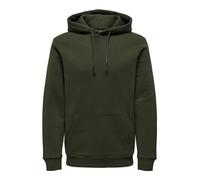 ONLY & SONS Hoodie "Ceres" in Dunkelgrün - 43% | Größe S | Herren Sweatshirts Jacken
