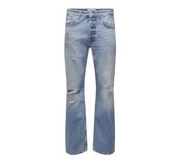 Only & Sons - Edge Loose Light Blue Denim - Jeans - Blau - W30 / L34 - 100% Baumwolle,Denim Blau W30 / L34