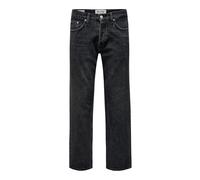 Only & Sons Jeans ONSEDGE STRAIGHT BROMO 0017 DOT DNM NOOS 100%Baumwolle Schwarz Gr.33 L32