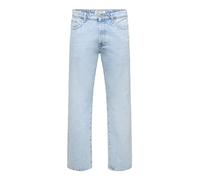 Bootcut Jeans im 5-Pocket-Design Modell 'EDGE' 29/34 men Jeansblau