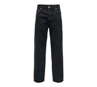 Only & Sons - Fade Loose One Washed Black - Jeans - Schwarz - W31 / L34 - 100% Baumwolle,Denim Schwarz W31 / L34