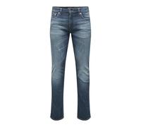 Slim Fit Jeans im 5-Pocket-Design Modell 'LOOM' 30/34 men Jeansblau