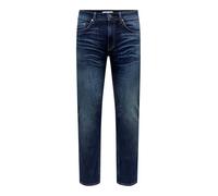 Straight-Jeans ONLY & SONS "ONSWEFT REGULAR WB 0021 TAI DNM NOOS" Gr. 31, Länge 30, blau (blue denim) Herren Jeans (77770635-31) blue denim