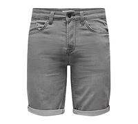 ONLY & SONS Jeans-Shorts in Grau - Größe S | Herren Shorts