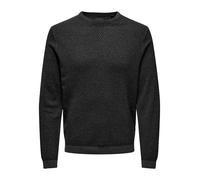 ONLY & SONS Herren Lässiger Pullover Feinstrick Design Longsleeve Sweater Gepunktet ONSTAPA