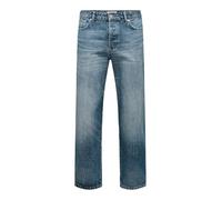 Only & Sons Herren Male Normal Geschnitten Onsedge Mittlere Taille Gerade Jeans, Medium Blue Denim, 32W / 30L EU