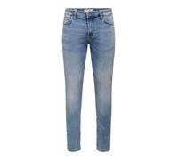 Only & Sons Herren O&S Slim Fit Jeans Basic Hose Denim Pants ONSLOOM Tapered Trousers Stoned Washed, Farben:Blau, Größe Jeans:32W / 32L
