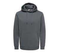 Only & Sons Hoodie CERES mit Känguru-Tasche Herren S Dunkelgrau