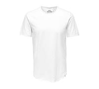 ONLY & SONS Herren Onsbenne Life Longy Tee Nf 7822 T Shirt, Bright White, S EU