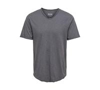 ONLY & SONS Herren Onsbenne Longy V-Neck Ss Tee Noos, Rabbit, M