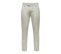 ONLY & SONS Herren Onsbrad Life Slim 0184 Pant Stoffhose, Moonstruck, 36W / 32L EU