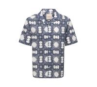 ONLY & SONS Herren Onscaiden Reg Fit AOP Linen Blend Noos, Gardenia, Large