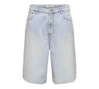 Only & Sons Herren Onscarl Balloon LBB 3884 Tai DNM Shorts, Light Blue Bleached Denim, L EU